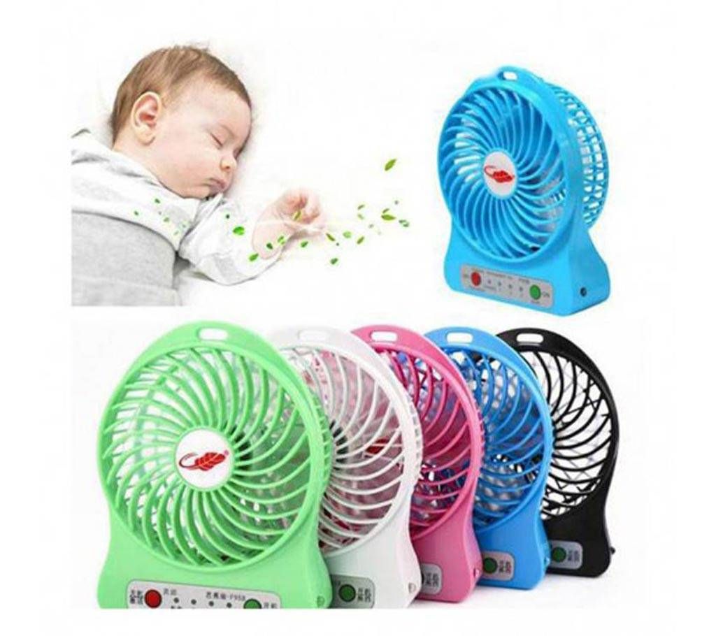 USB MINI RECHARGEABLE FAN With Light