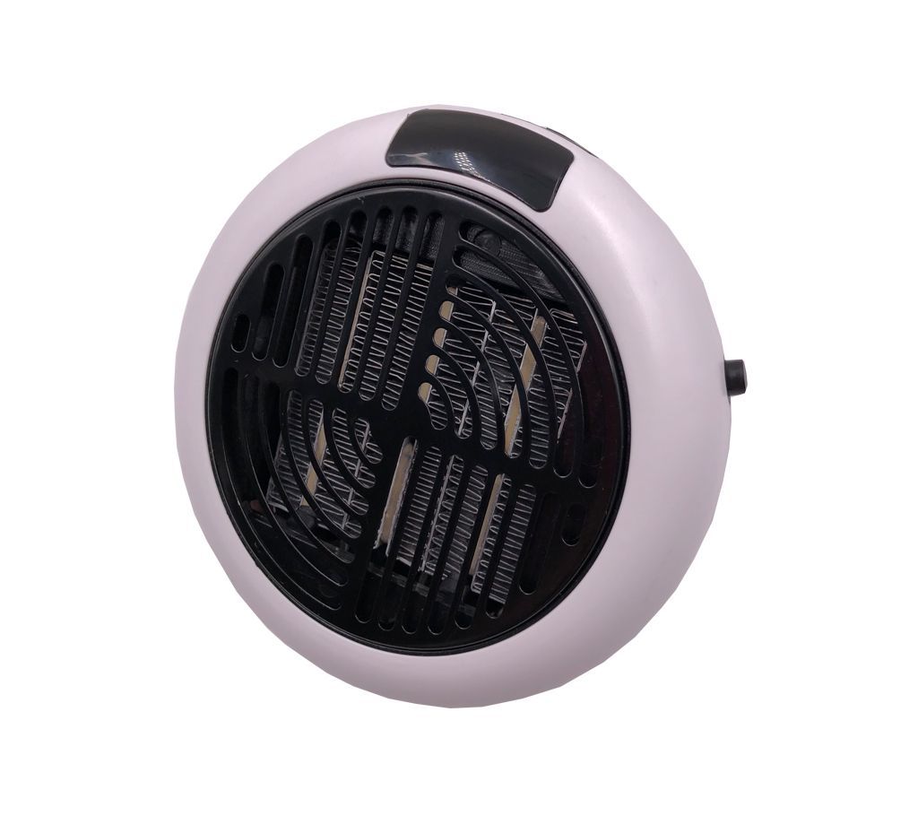 Potable room heater with remote  (round) 900 watt-white