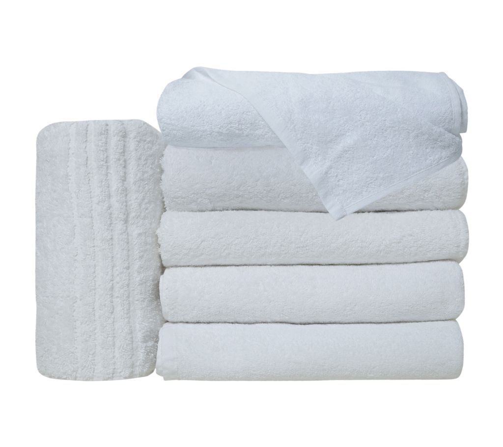 6 Pcs White Hand Towel 20X20 inch