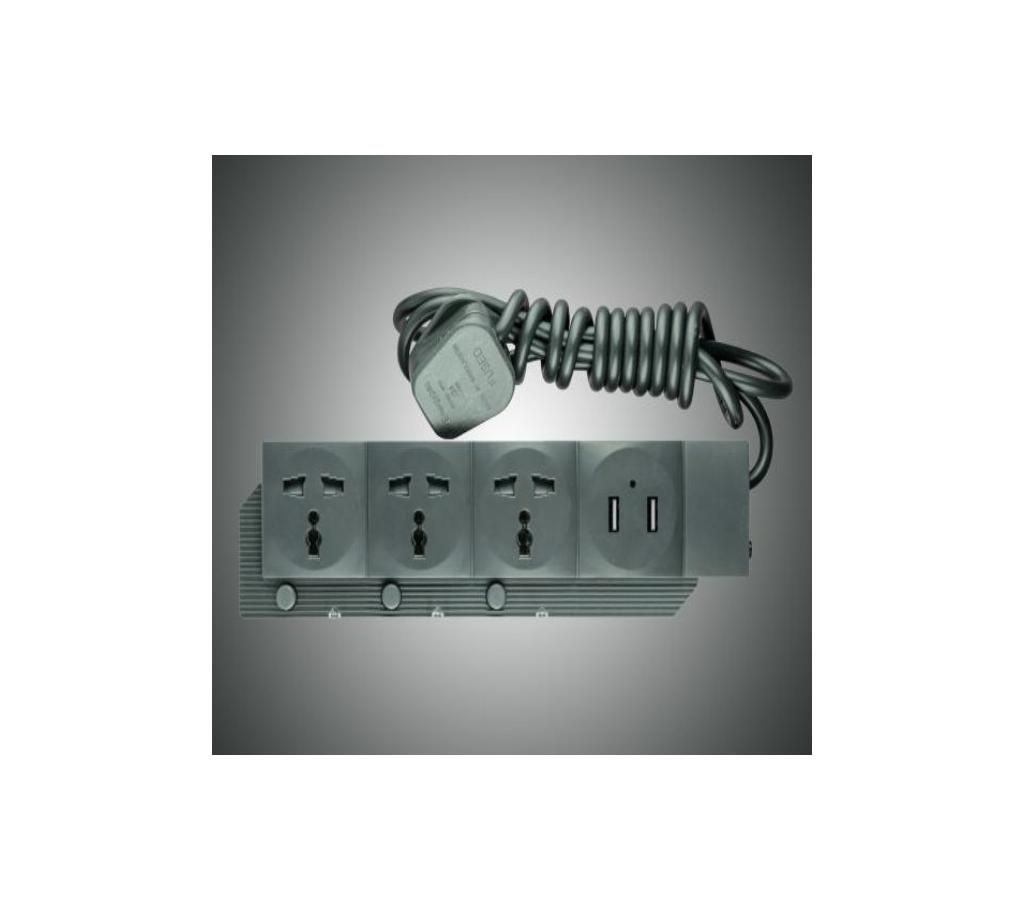 Energypac 3 points with USB Extension Socket