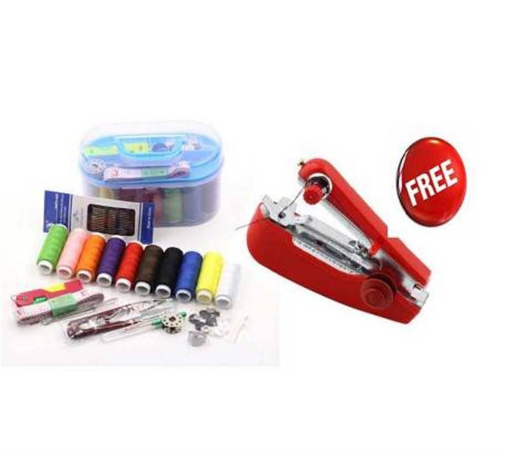 Sewing Kit Box (Mini sewing machine free)