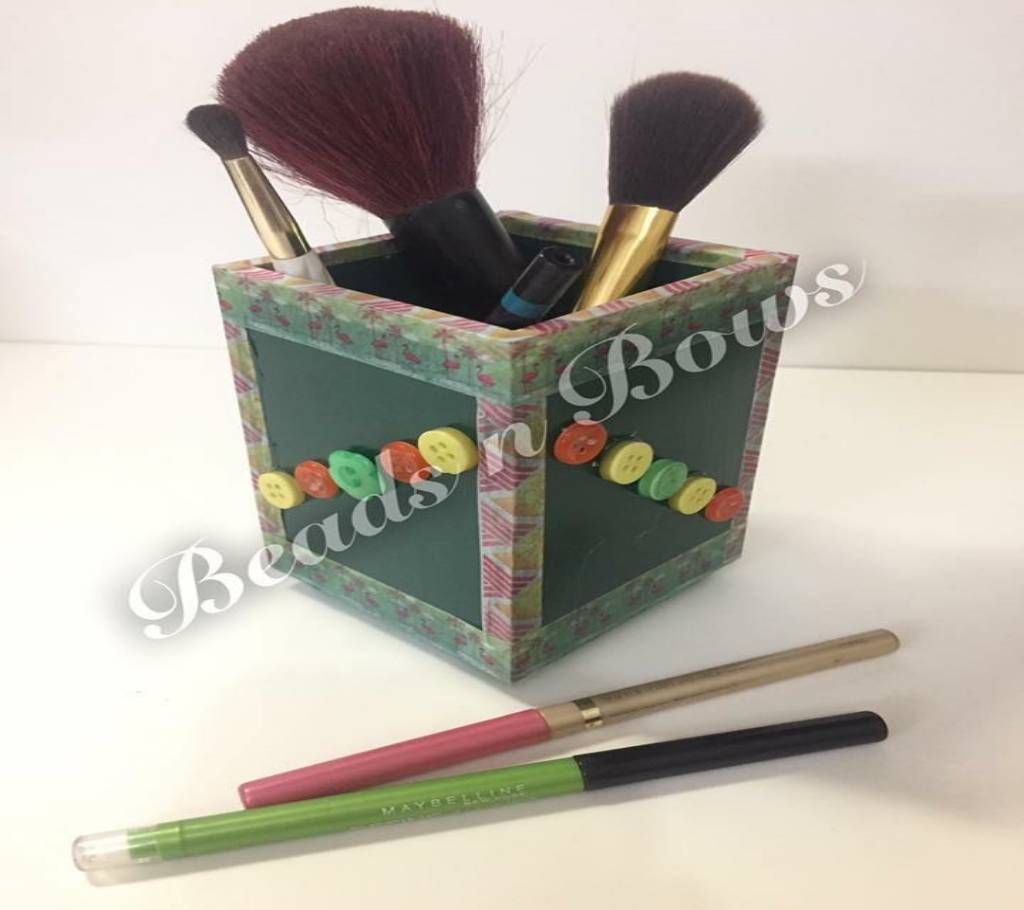 Square pen holder/ Brush Holder