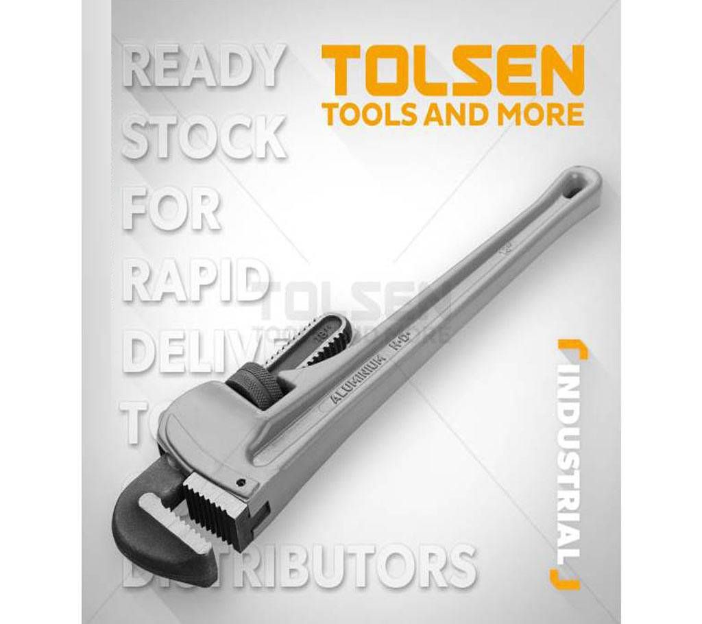 Tolsen Pipe Wrench, 14"/10223