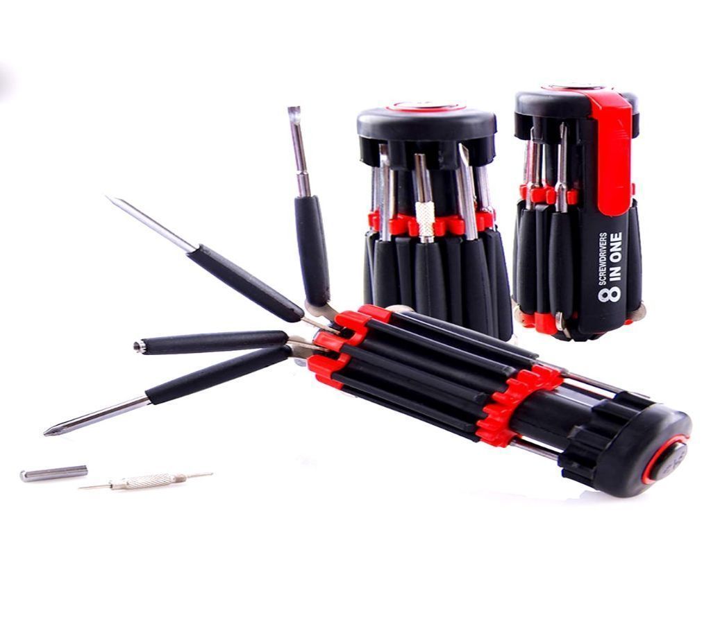 Multi screwdriver with LED lights.  Multi screwdriver with LED lights