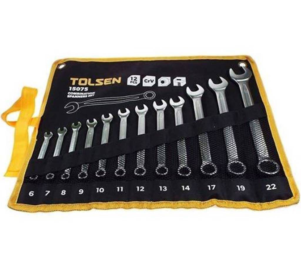 Tolsen 12 Pcs Spanner Set