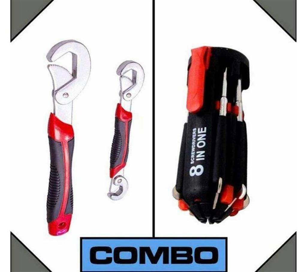 8-IN-1 SNAP AND GRIP portable screw driver set 