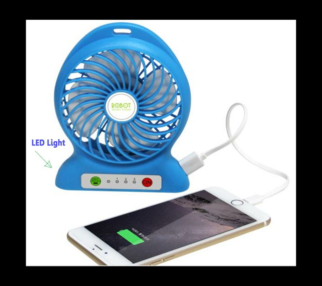 Mini USB fan Cum Power Bank