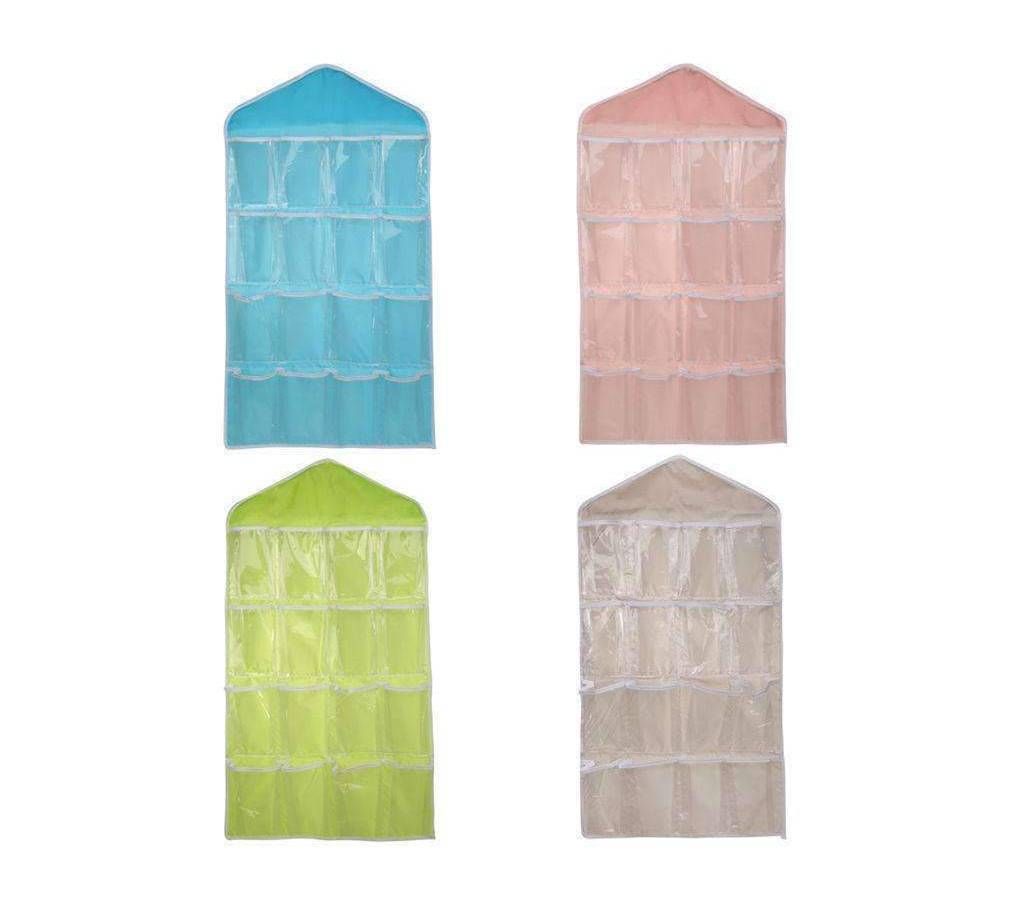Multifunctional 16 Grid Wardrobe Hanging Organizer (1 pcs)