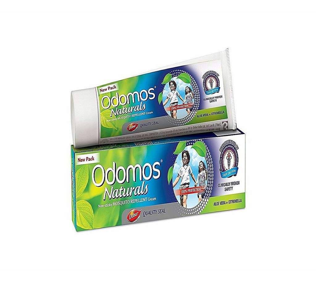 Dabur Odomos Naturals Natural Non-Sticky Mosquito Reprint Cream - 50g (India)