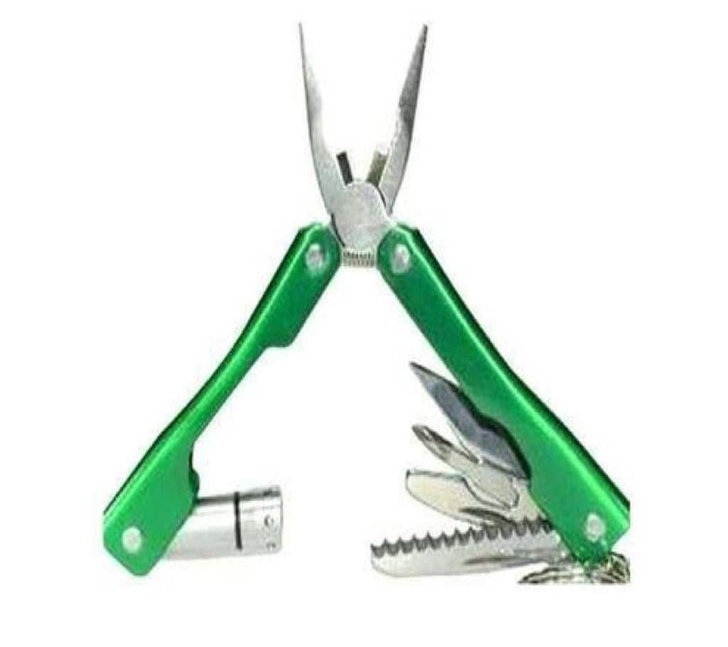 9 in 1 Multi Function Plus Tool  Green and Silver