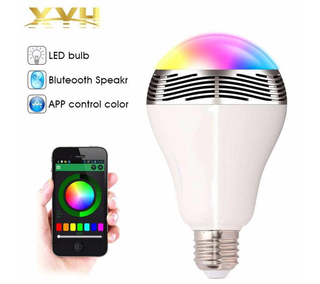 Color Changing Wireless Speaker Bulb
