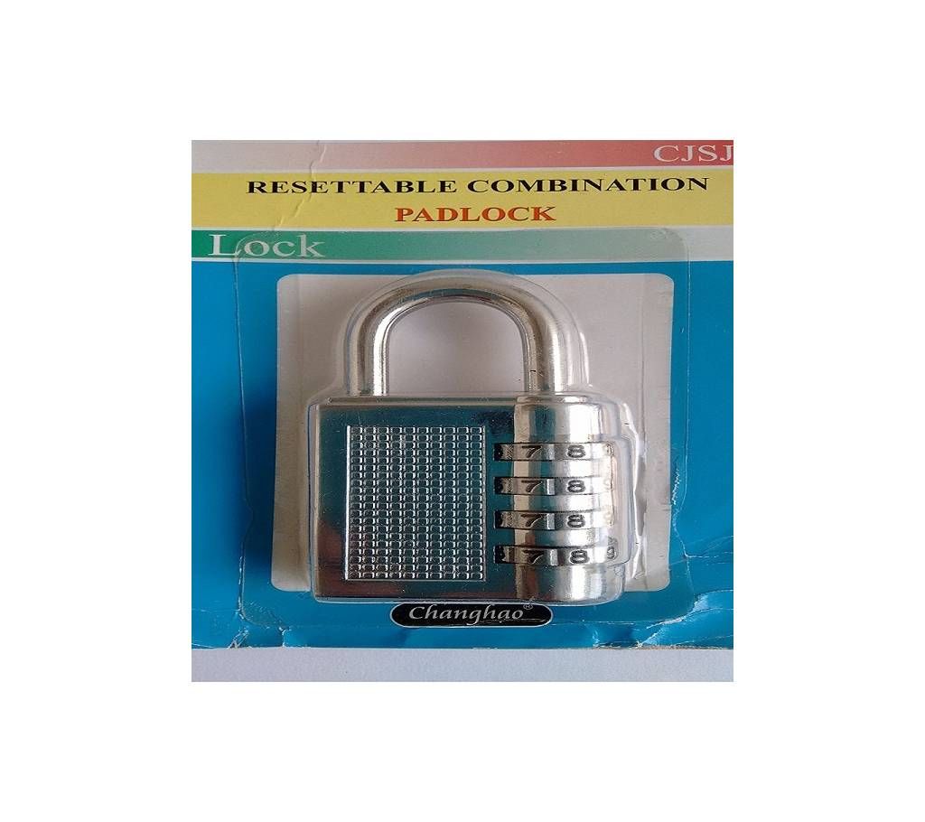 CJSJ PADLOCK - RESETTABLE COMBINATION LOCK - 3525