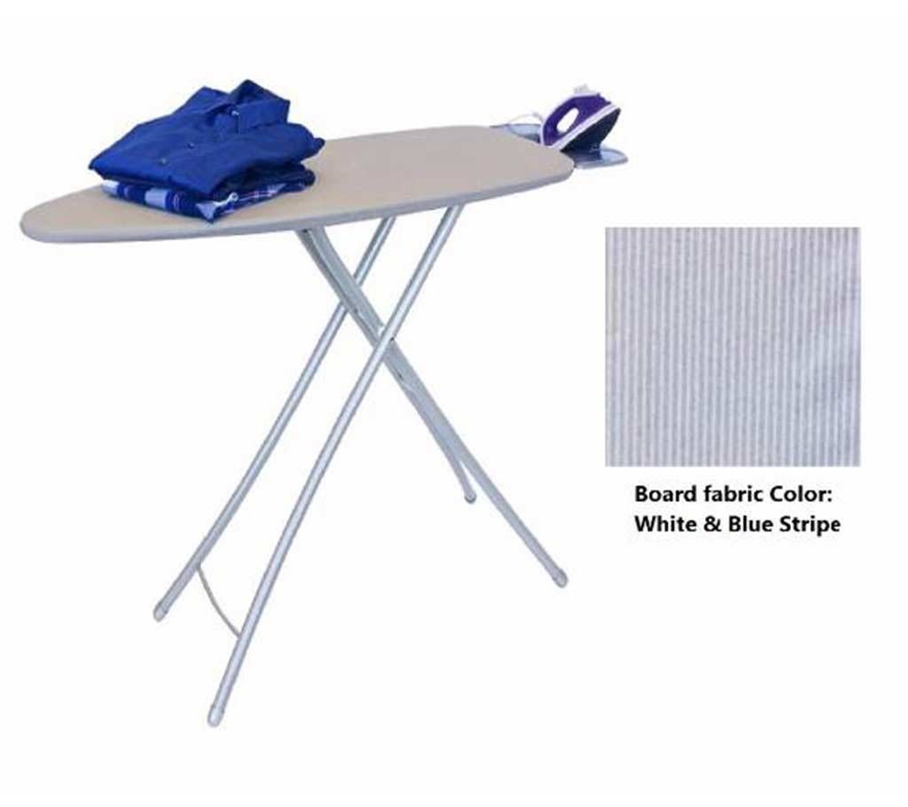 Fabric Iron Stand - White & Blue Stripe