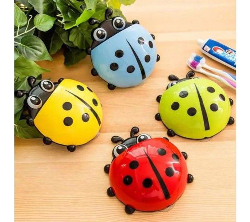 Ladybug Shaped Toothbrush Holder (1pc)