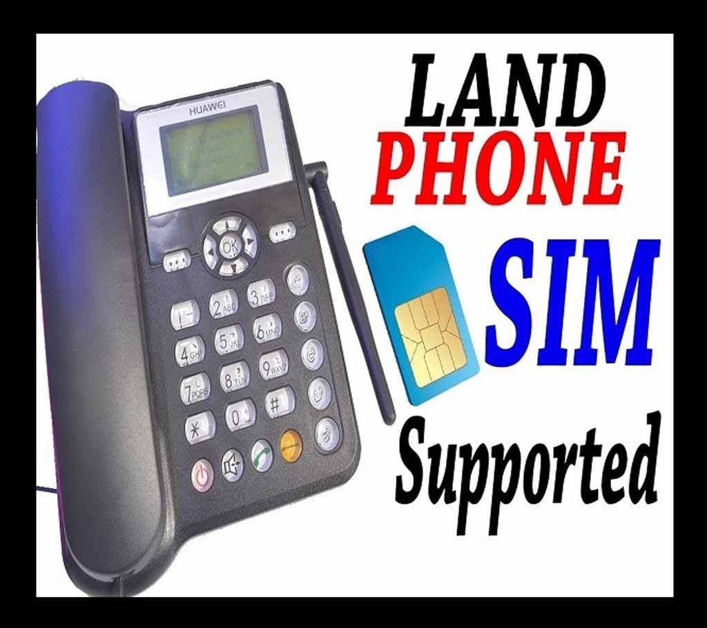 Huwei single Sim support Land phone