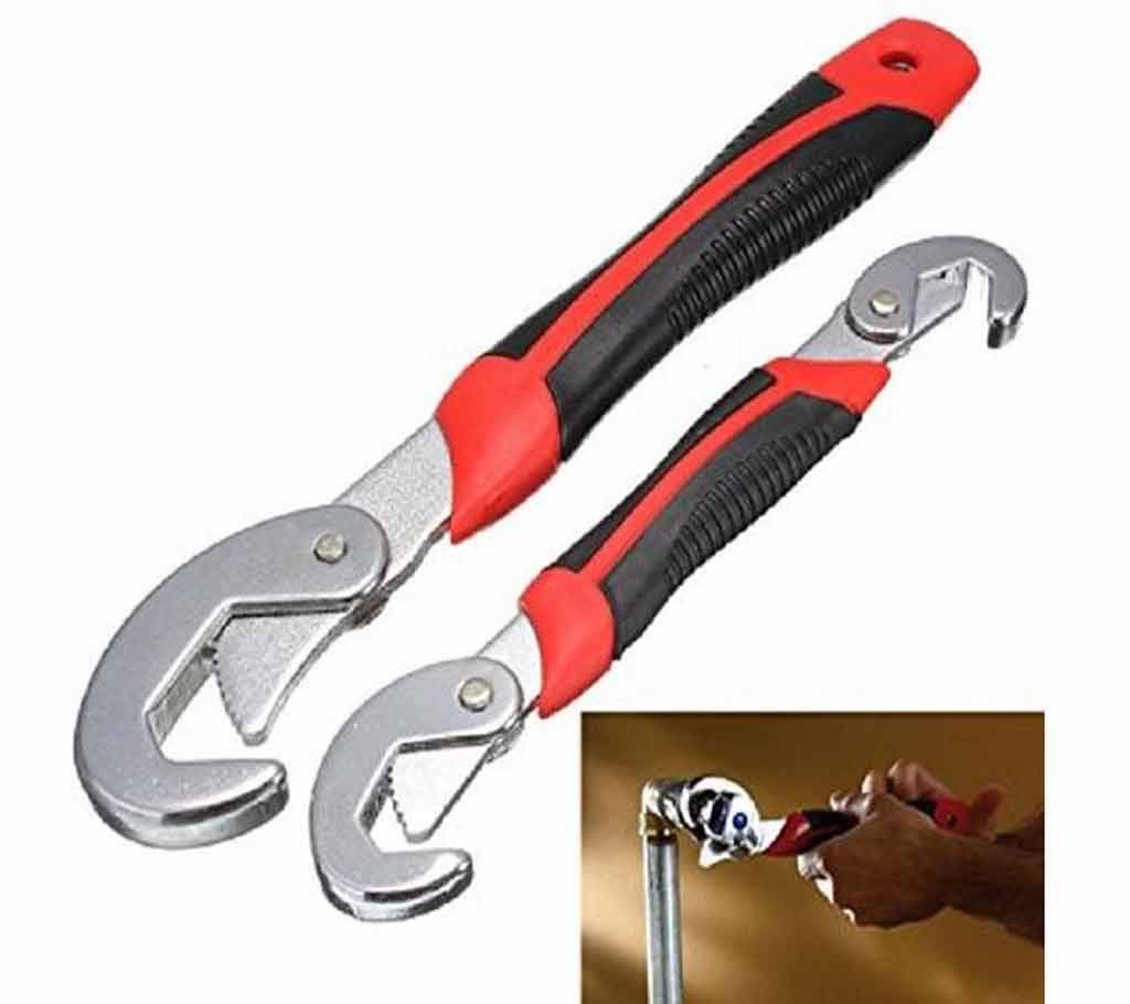 Multi-function  Snap'n Grip Adjustable Wrench Spanner -2pcs 
