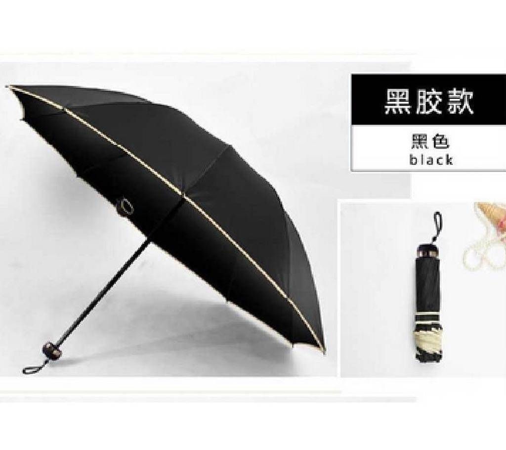 Classic Design 10 Bone Super Strong Umbrella-Black Color
