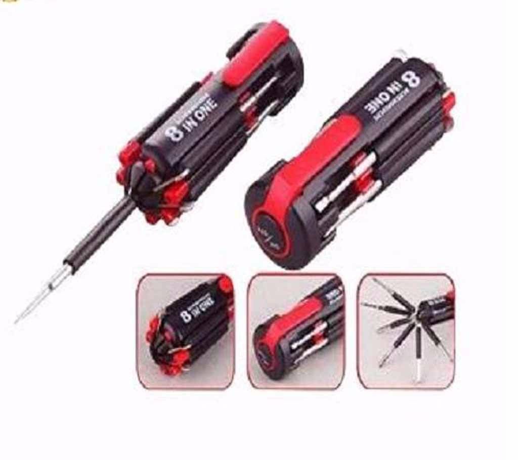 8 in 1 Screw Driver with Torch