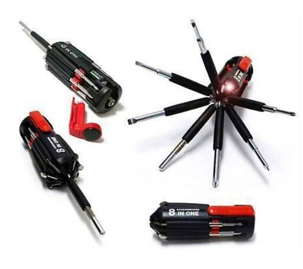 8 In 1 Multi Screw-Driver And Torch 1