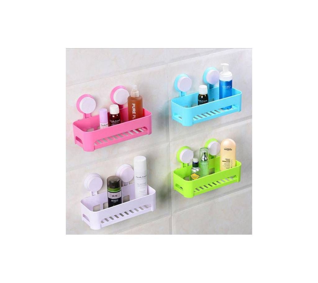 Portable Multipurpose Kitchen / Bathroom Mounted Shelf