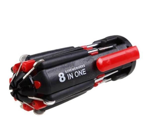 8 in 1 Screwdriver and Torch Light