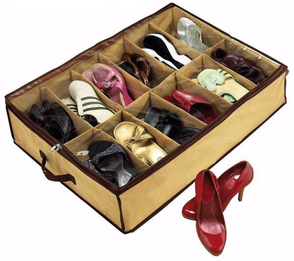 Shoe Storage with 12 Pairs Holder.