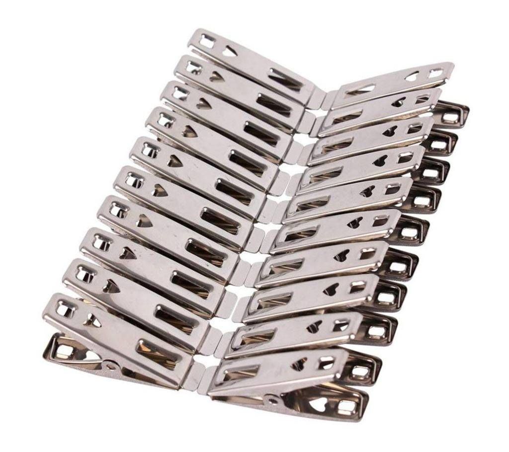 Stainless Steel Cloth Drying Clip (20 pcs)