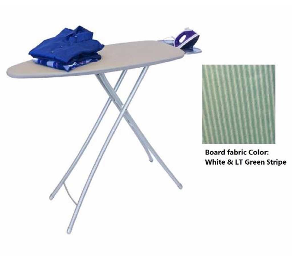 Fabric Iron Stand - White & Green Stripe