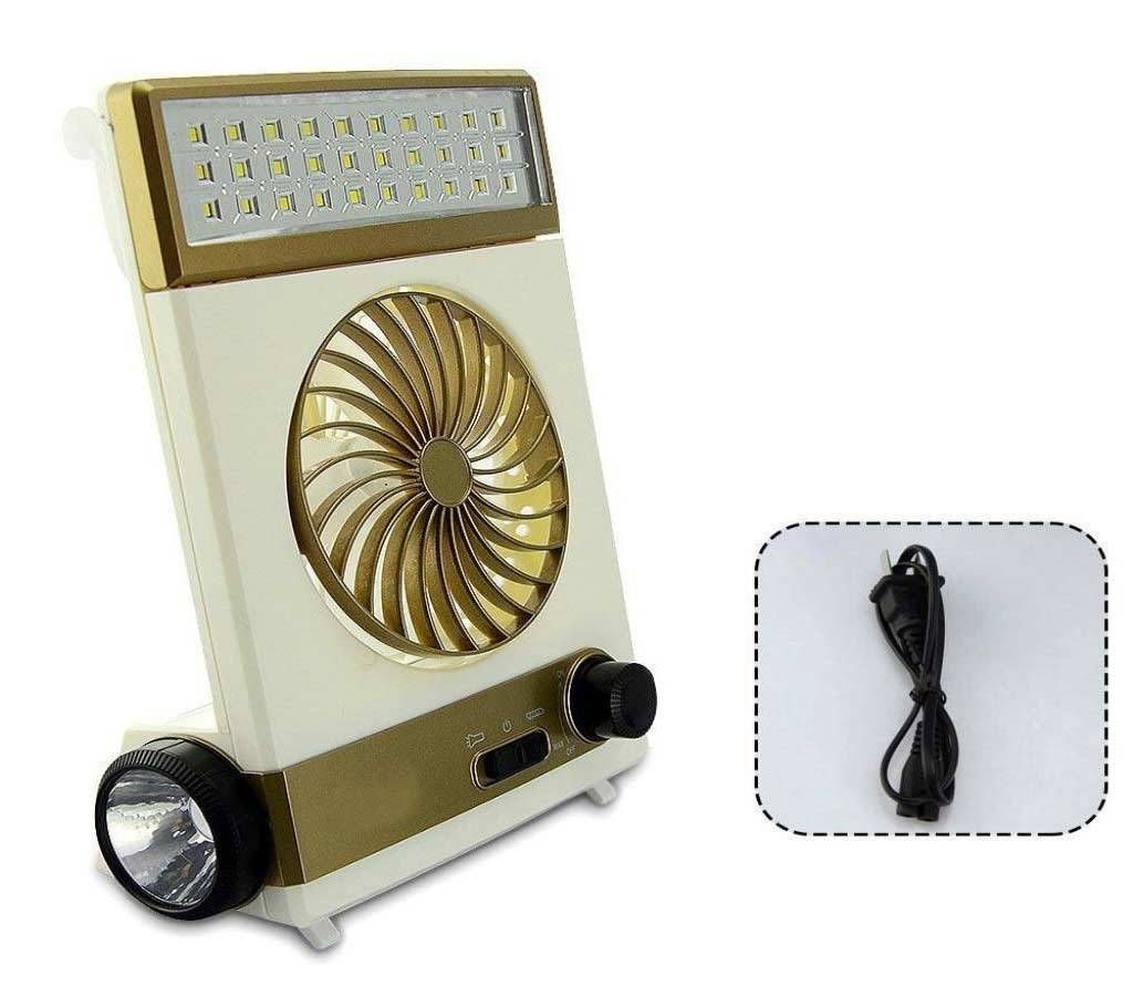 3 in 1 Multi function led light fan with lamp