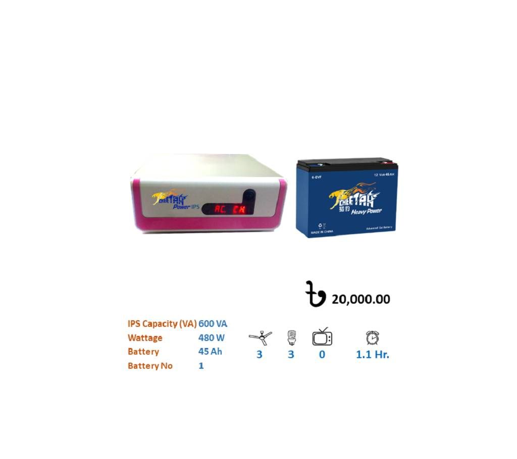 Cheetah IPS 600 VA & Battery