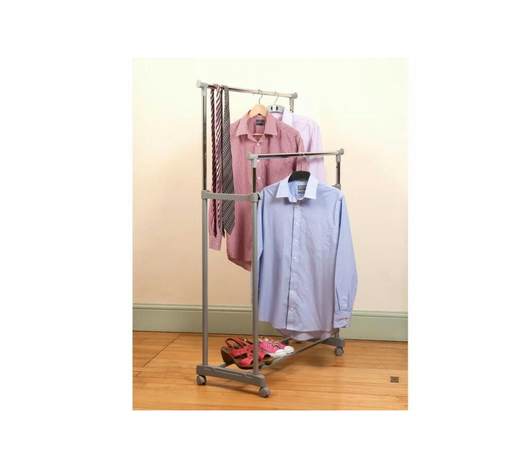 Deluxe Tidy Rail Clothes And Shoe Rack 