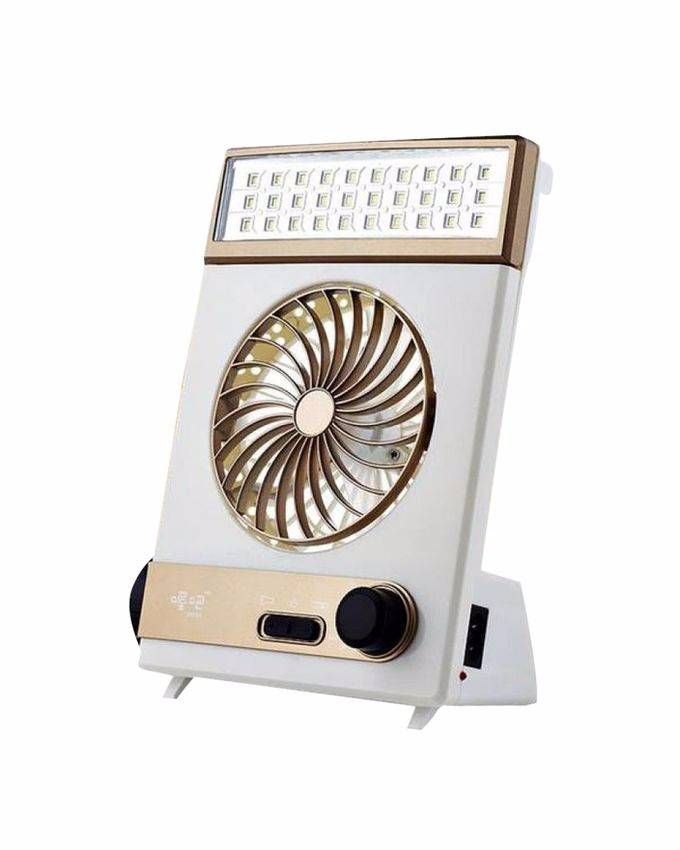 3 in 1 Rechargeable light and fan