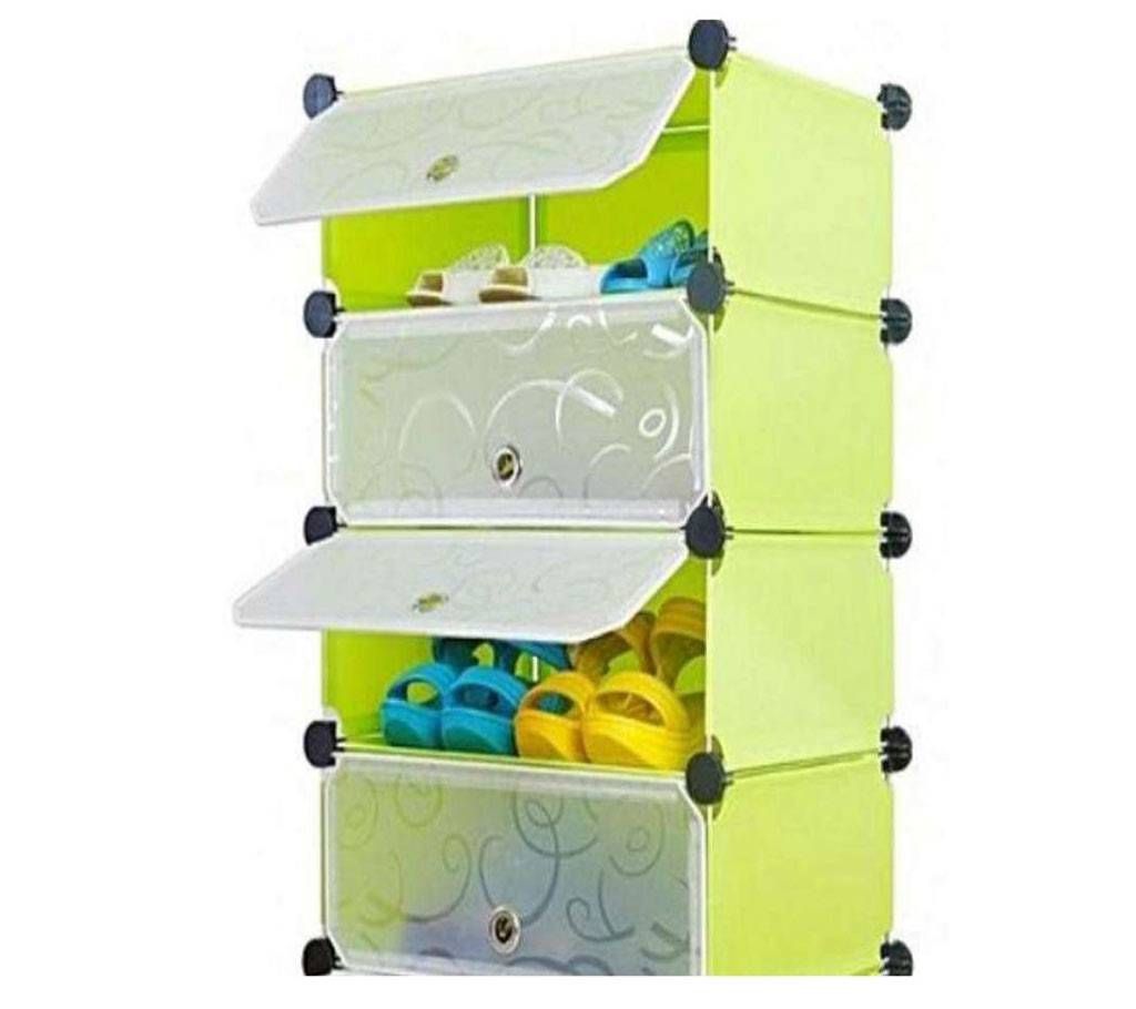 Shoe Rack Plastic 4-Layer