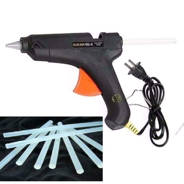 Electric Glue Gun with 10 Blue Stick 