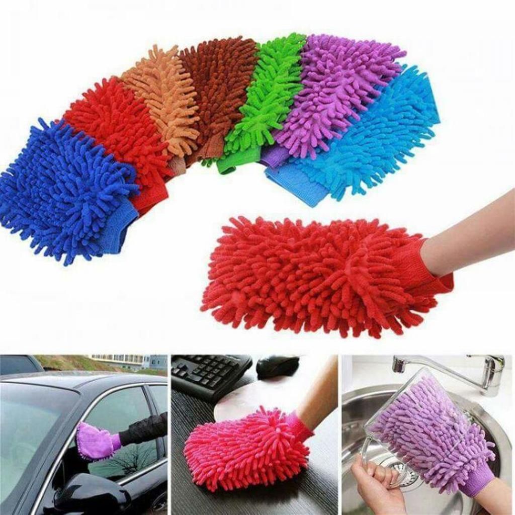 Microfiber Dust Cleaning Gloves (1 pcs)