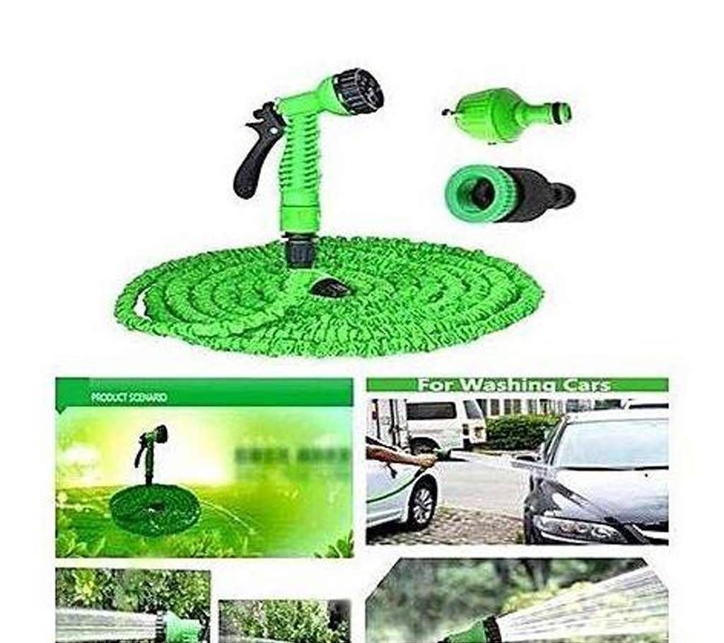 Magic Hose Pipe 100ft - extendable- green 