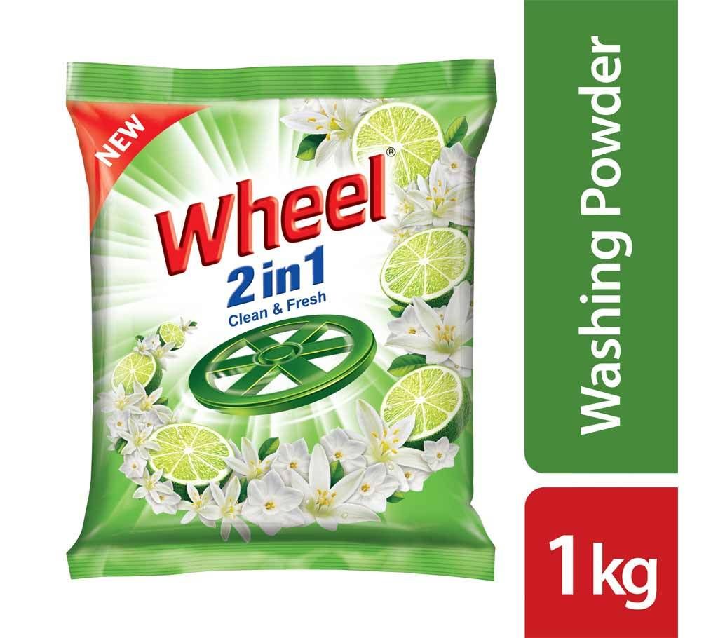 Wheel Washing Powder 2in1 Clean & Fresh - 1Kg 
