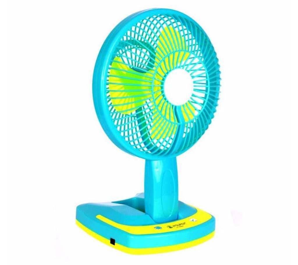 Rechargeable Table Fan with light 