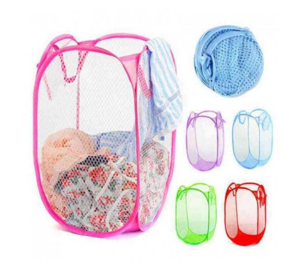 Fold-able Pop Up Dirty Clothes Storage Bag