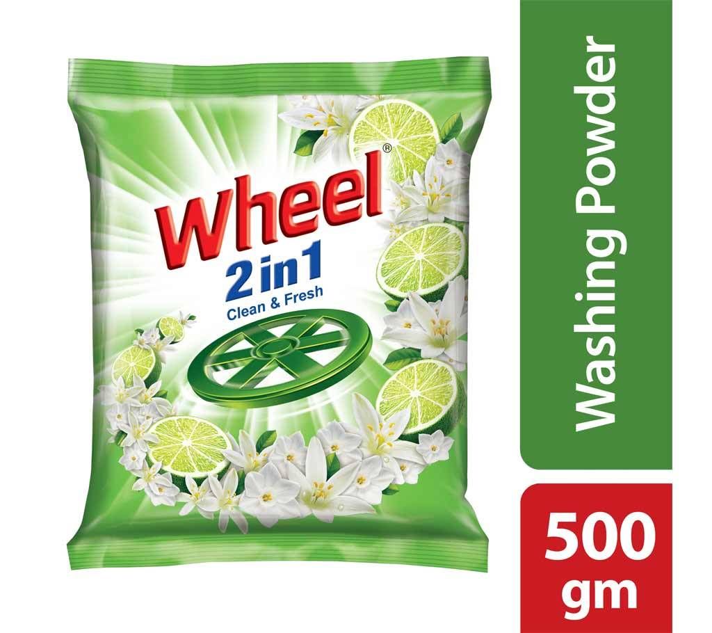 Wheel Washing Powder 2in1 Clean & Fresh -500g

