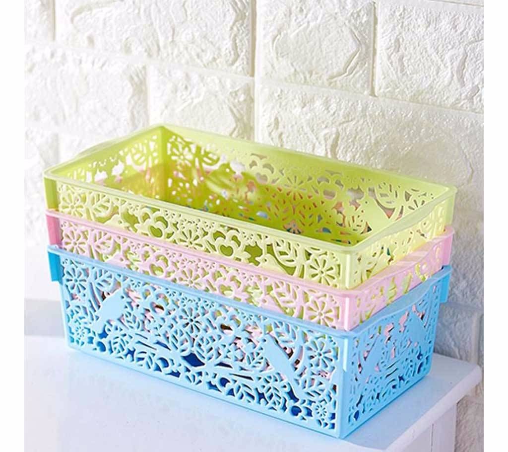 BIRD DESIGN PLASTIC BASKET