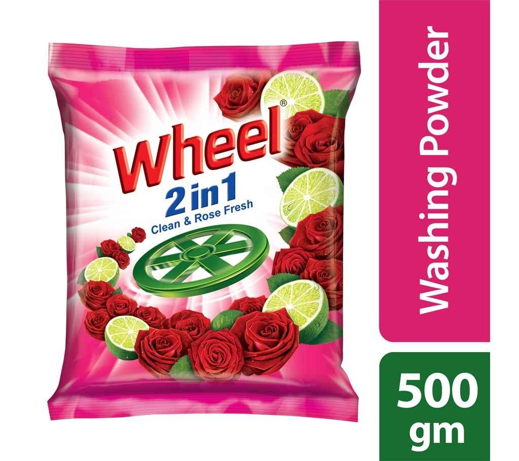 Wheel Washing Powder 2in1 Clean & Rose -500g
