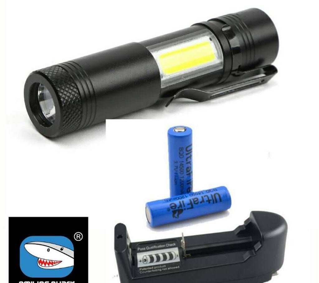 Samiling Shark Mini Torchlight with Emergency