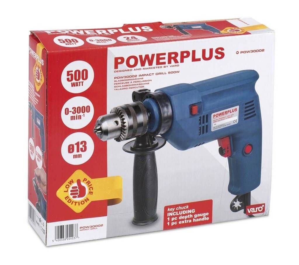 Powerplus drill machine set