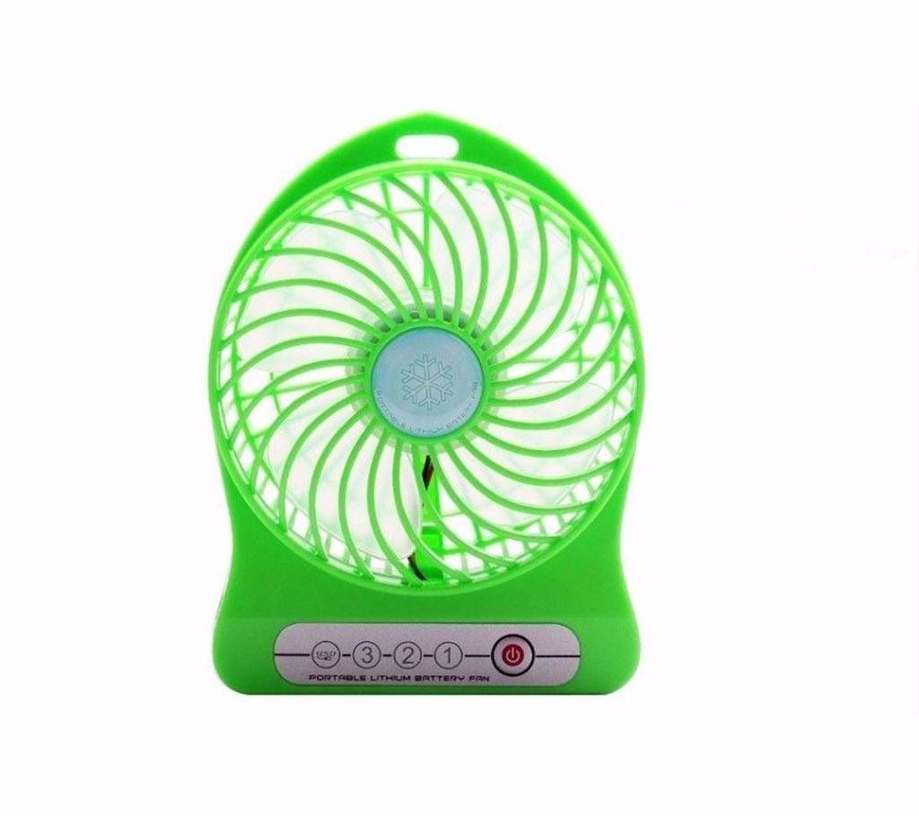 2 in 1    Rechargeable Fan With Light