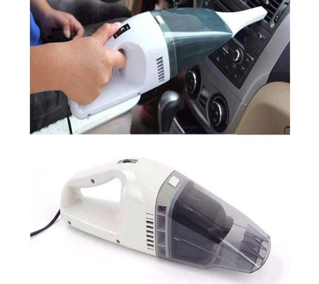 12v Mini Car Vacuam Complit Cleaner- White