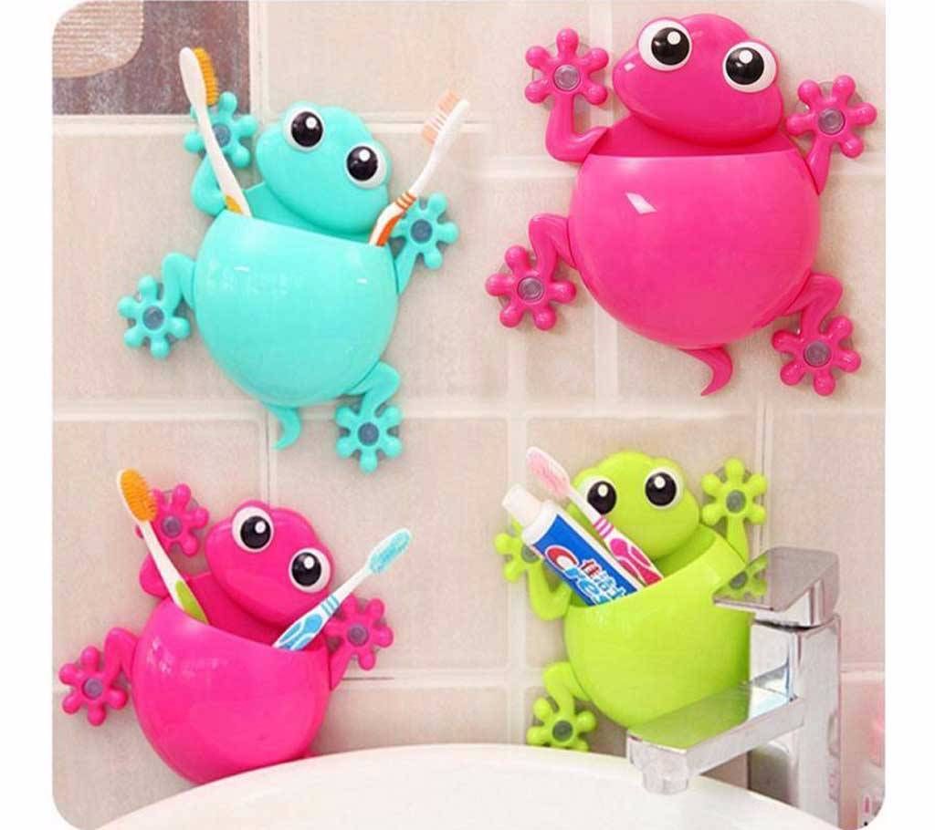 Gecko Toothpaste And Toothbrush Holder