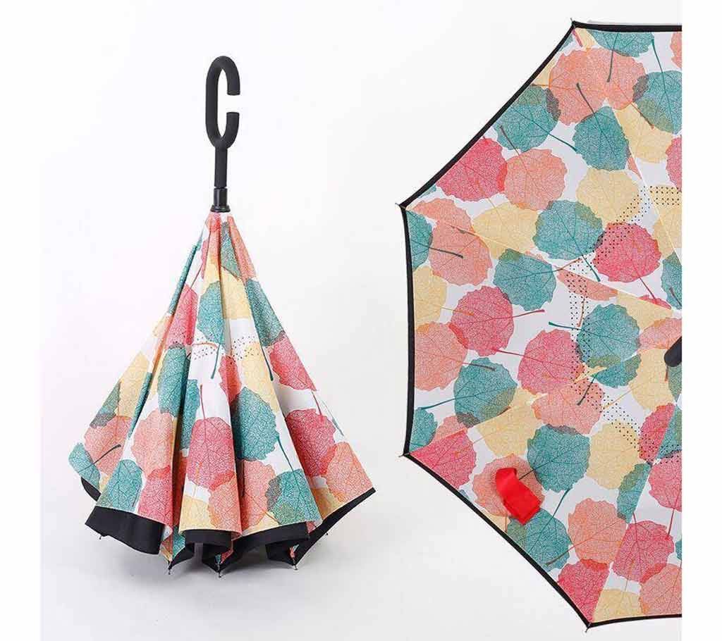 Double Layer Reverse Folding Umbrella
