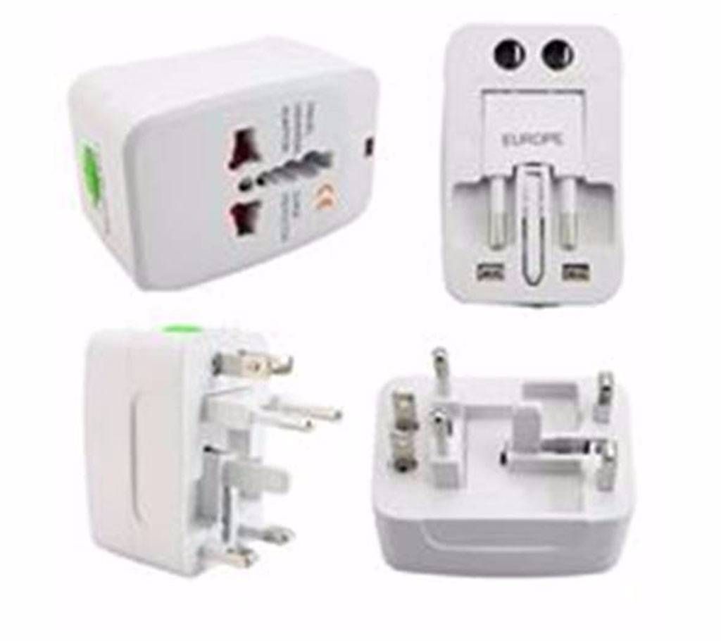 All in One International Adapter - White
