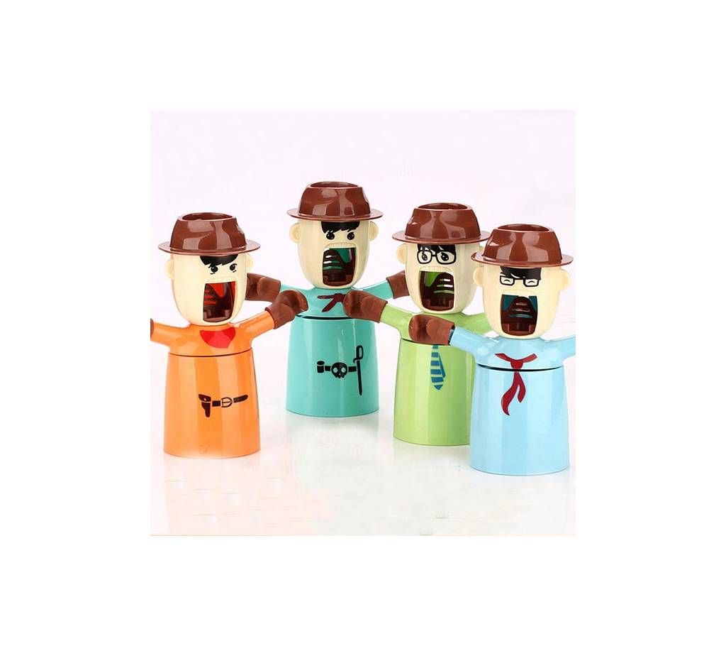 Love Warriors Cowboy Automatic Toothpaste Dispenser Wash Set